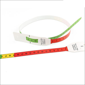 (MUAC) tape, Pediatric, 11.5 cm Red