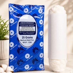 ABSORBENT COTTON WOOL 25 Grams